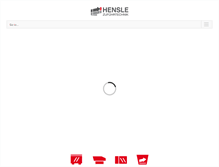 Tablet Screenshot of hensle-zufuehrtechnik.de